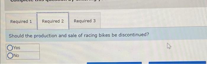 The Regal Cycle Company Manufactures Three Types Of Bicycles A Dirt Bike A Mountain Bike And A Racing Bike Data On Sa 3