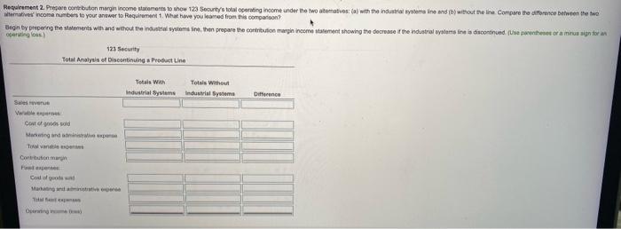 Members Of The Board Of Directors Of 123 Security Have Received The Following Operating Income Data For The Year Just En 7