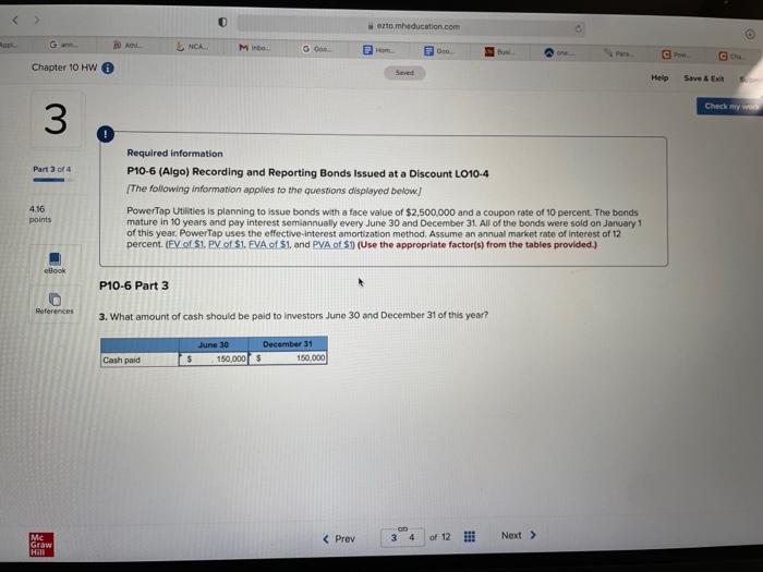 Gann Chapter 10 Hw 3 Part 3 Of 4 4 16 Points Ebook References Mc Graw Hill Ezto Mheducation Com Nca M Inbo G 000 2