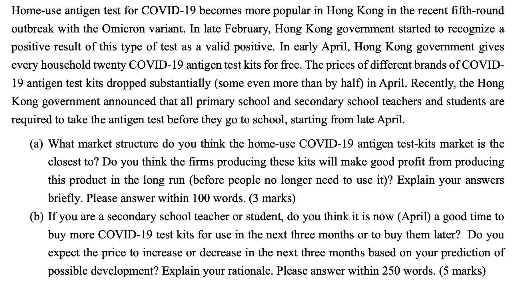 Home Use Antigen Test For Covid 19 Becomes More Popular In Hong Kong In The Recent Fifth Round Outbreak With The Omicron 1