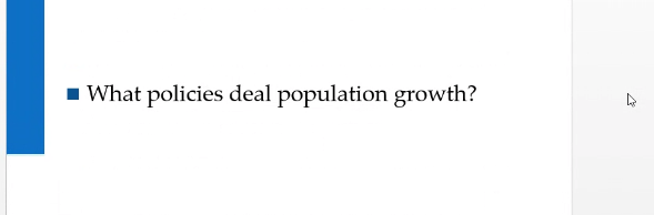 What Policies Deal Population Growth 2 1