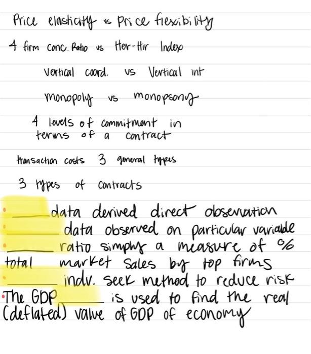 Price Elasticity Is Price Flexibility 4 Firm Conc Ratio Us Her Hir Index Vertical Coord Us Vertical Int Monopoly Vs Mo 1