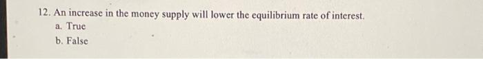 11 Contractionary Monetary Policy Achieved By Selling Bonds In The Open Market Tends To Discourage Investment A Tr 2