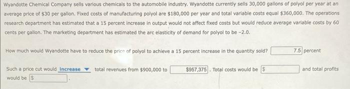 Wyandotte Chemical Company Sells Various Chemicals To The Automobile Industry Wyandotte Currently Sells 30 000 Gallons 1