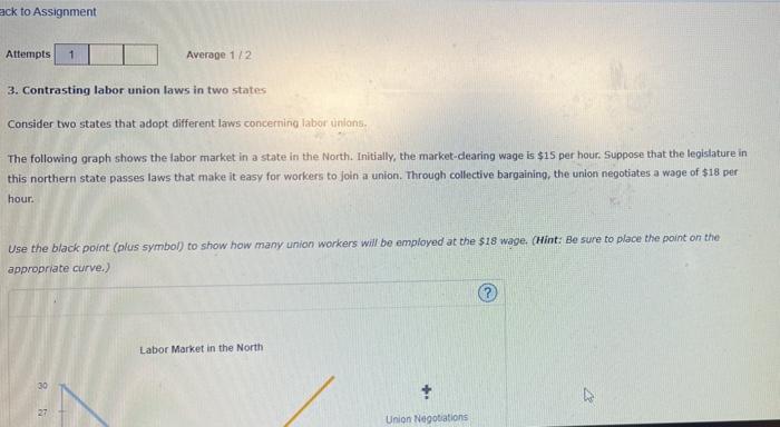 Ack To Assignment Attempts 1 Average 1 2 3 Contrasting Labor Union Laws In Two States Consider Two States That Adopt Di 1