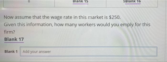 Assume That The Price Of A Product Is 20 Per Unit The Following Table Describes The Quantity Of Labor And Production Of 5
