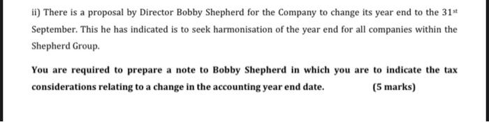 Section A Attempt All Questions In This Section 1 Shepherd Enterprises Limited The Company Is A Limited Liability 3