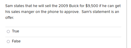 Sam States That He Will Sell The 2009 Buick For 9 500 If He Can Get His Sales Manger On The Phone To Approve Sam S Sta 1