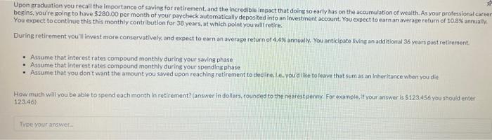 Upon Graduation You Recall The Importance Of Saving For Retirement And The Incredible Impact That Doing So Early Has On 1