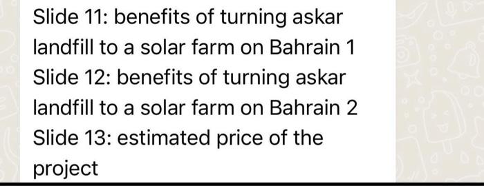 Slide 11 Benefits Of Turning Askar Landfill To A Solar Farm On Bahrain 1 Slide 12 Benefits Of Turning Askar Landfill T 1