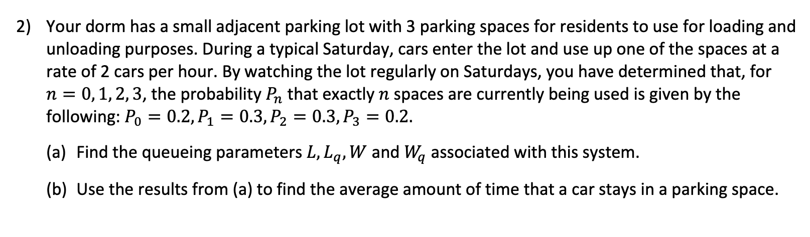2 Your Dorm Has A Small Adjacent Parking Lot With 3 Parking Spaces For Residents To Use For Loading And Unloading Purpo 1