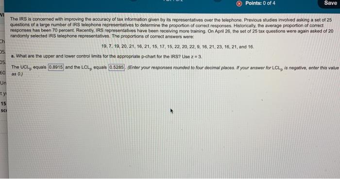 Points 0 Of 4 Save Vi The Irs Is Concerned With Improving The Accuracy Of Tax Information Given By Its Representatives 1