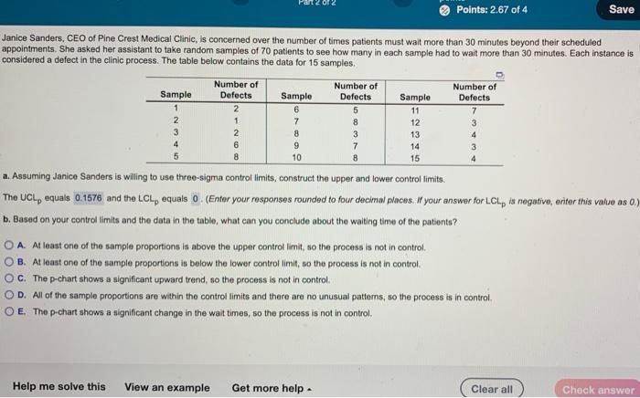 Points 2 67 Of 4 Save Janice Sanders Ceo Of Pine Crest Medical Clinic Is Concerned Over The Number Of Times Patients 1