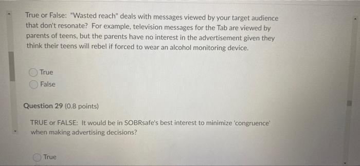 True Or False Wasted Reach Deals With Messages Viewed By Your Target Audience That Don T Resonate For Example Telev 1