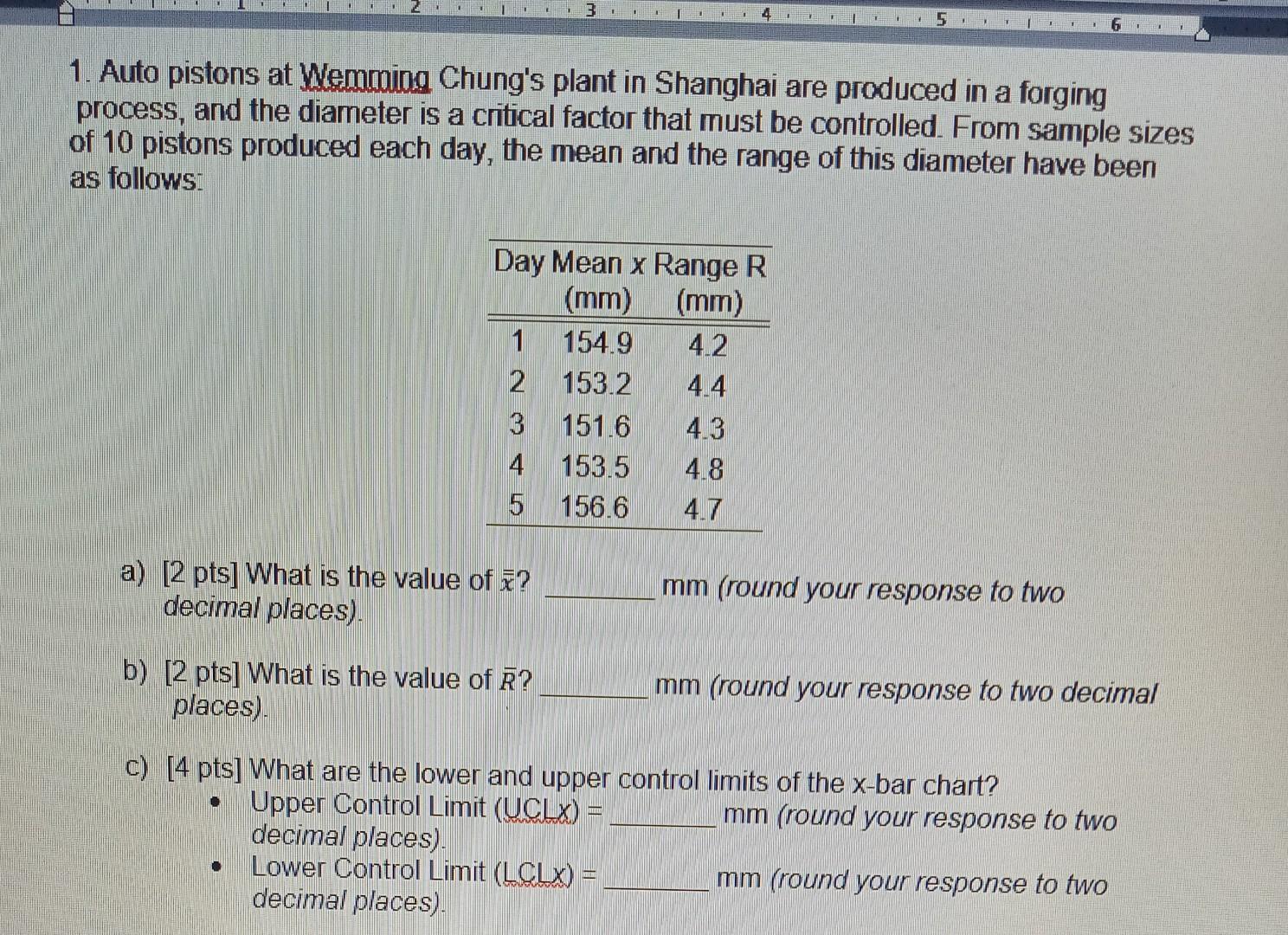 3 1 4 I T 5 I G 1 Auto Pistons At Wemming Chung S Plant In Shanghai Are Produced In A Forging Process And The Diamete 1