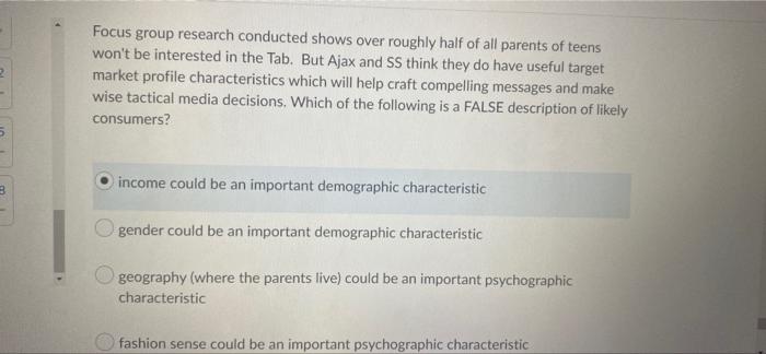 B Focus Group Research Conducted Shows Over Roughly Half Of All Parents Of Teens Won T Be Interested In The Tab But Aja 1