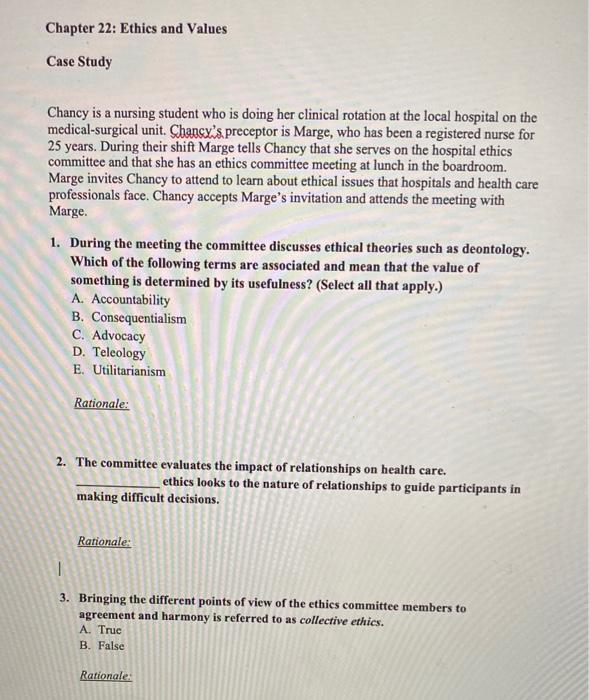 Chapter 16 Nursing Assessment Case Study Mr When Chang Is Being Admitted To The Medical Surgical Unit For Management O 2