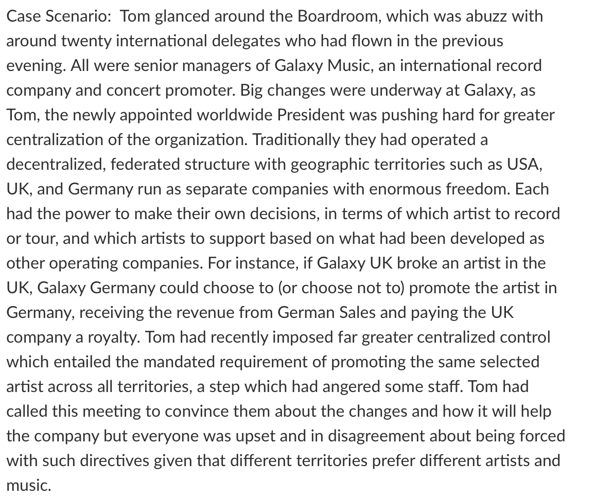 Case Scenario Tom Glanced Around The Boardroom Which Was Abuzz With Around Twenty International Delegates Who Had Flow 1