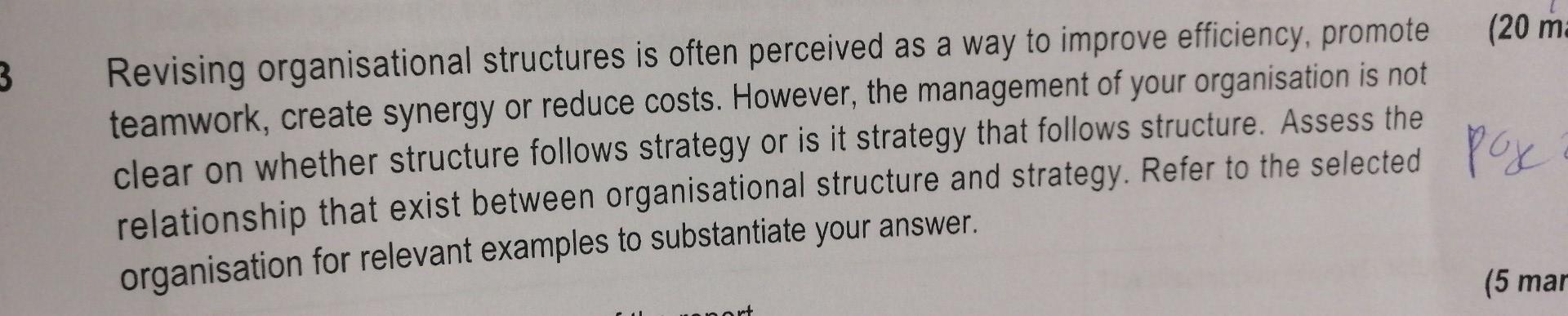 3 20 Ma Revising Organisational Structures Is Often Perceived As A Way To Improve Efficiency Promote Teamwork Create 1