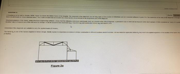 Question Tin Towe Now Rure La Shows The Ber Hame Of The Hope The Cagna In 1 12meter Fees The 31 S At Each End Ar Three B 3