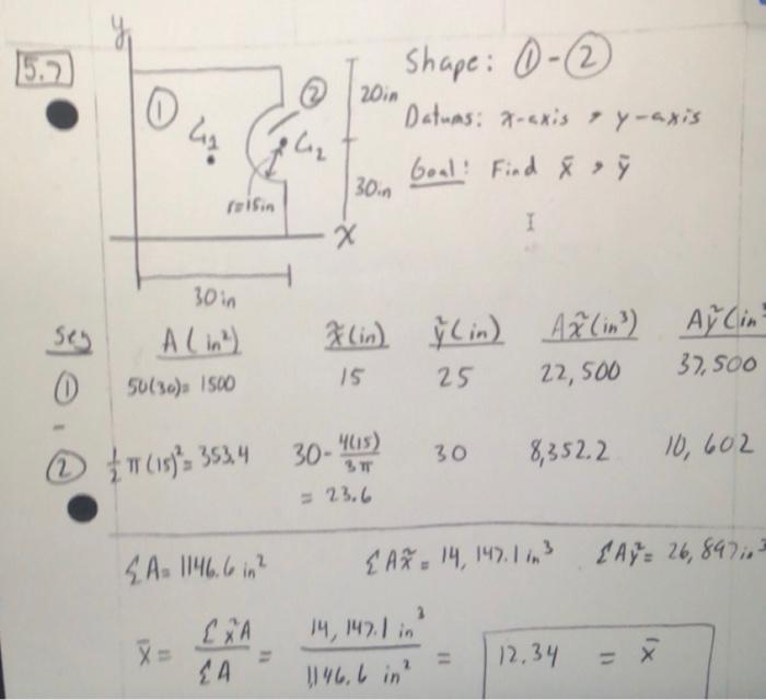My Question Is How To Get The Smicircle X Bar Isn T It 0 In Solution He Put 30 4 15 3pi How 1