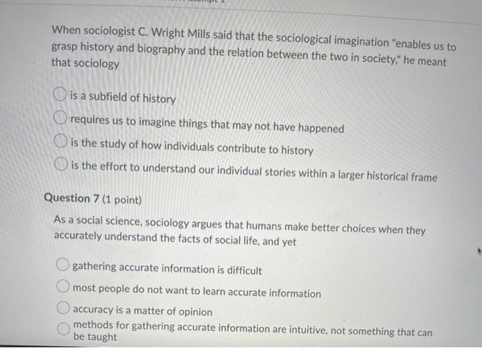 When Sociologists Say That Sociology Is Based On Systematic Research They Mean Othey Base Their Conclusions On Inferenc 2