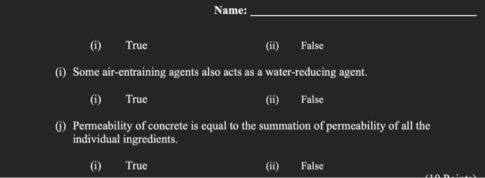 5 A Strength Of Properly Dried Wood Is Significantly Higher Than That Of Green Freshly Cut Wood I True Ii Fals 2