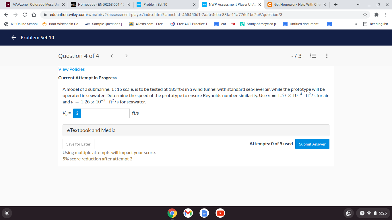 Homepage Engr263 001 45 X Wp Problem Set 10 X Nwp Assessment Player Ul Ap X C Get Homework Help With Che X Education 1