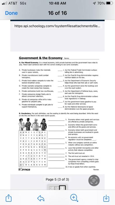At T 5ge 10 48 Am 7 70 16 Of 16 Https Api Schoology Comv1systemfilesattachmentsfile Government The Economy A Our 1