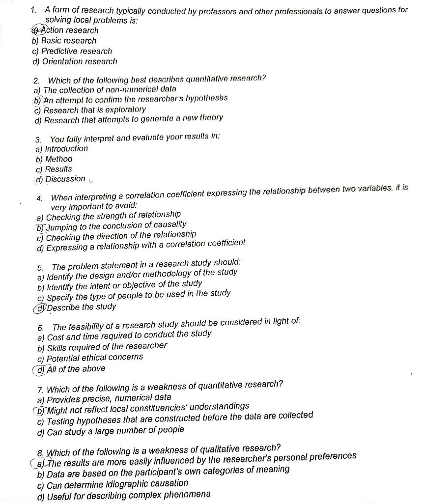 Please Answer The Questions 1
