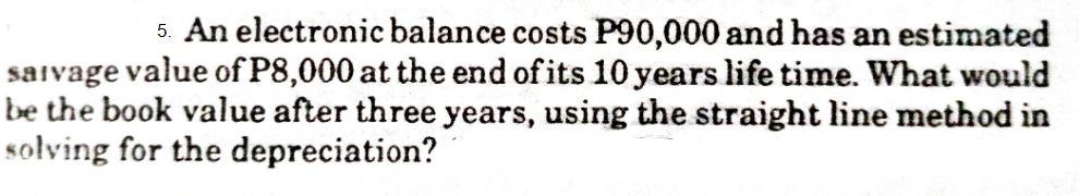 Depreciation Engineering Economy 1