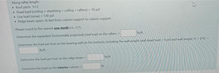 A Simple Light Framed Wood Building Is Subjected To The Load Conditions As Specified Ko Doam Hogs Peam After 16 Al Co 2