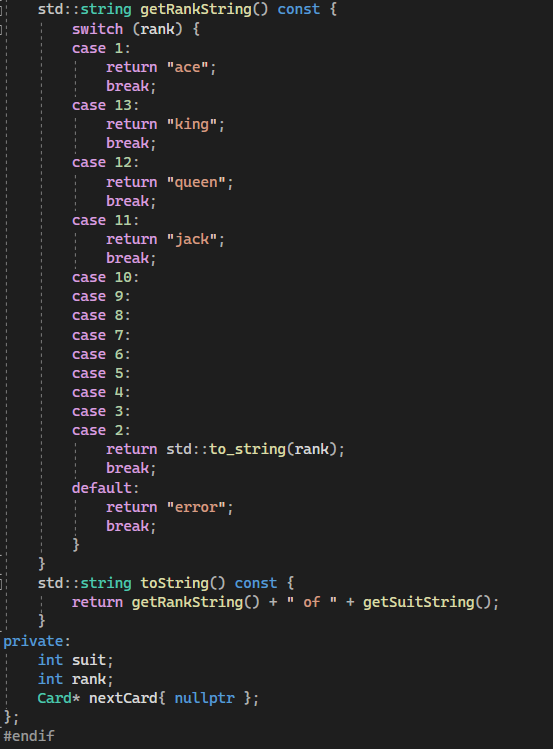 For This Assignment We Will Be Making Blackjack Code Is Provided You Will Need To Only Implement Deckqueue Cpp You A 2