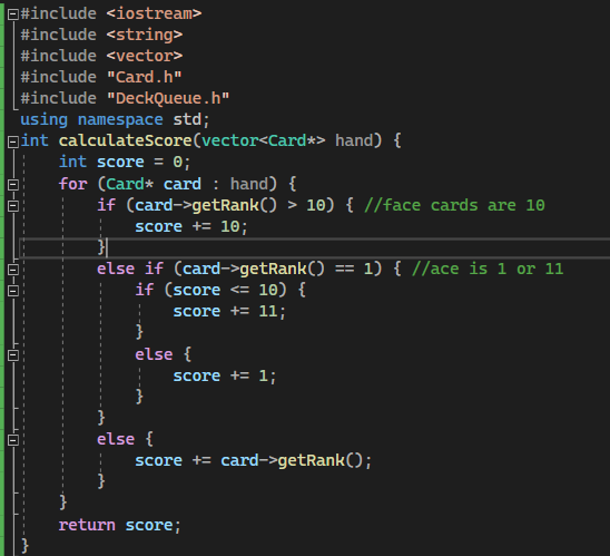 For This Assignment We Will Be Making Blackjack Code Is Provided You Will Need To Only Implement Deckqueue Cpp You A 5