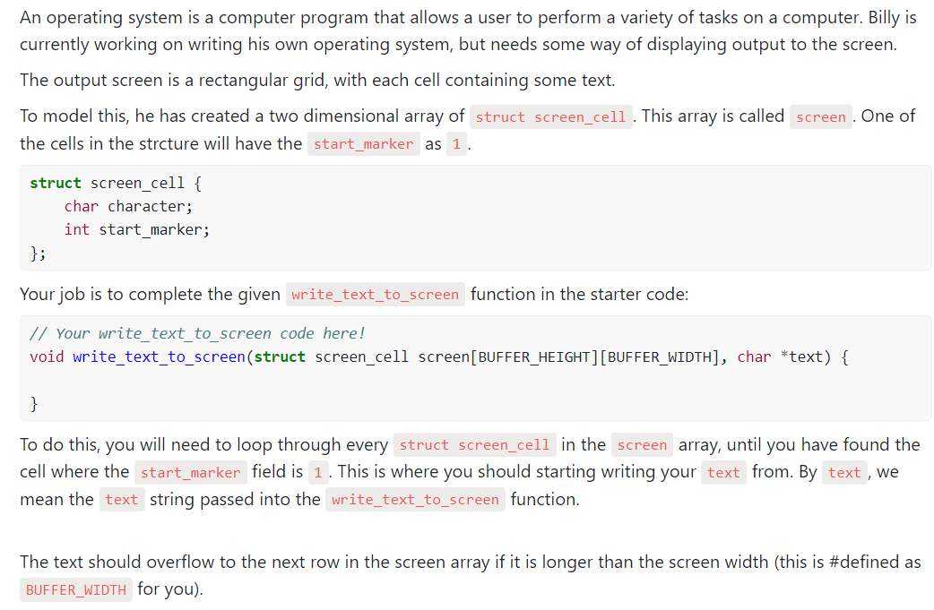 An Operating System Is A Computer Program That Allows A User To Perform A Variety Of Tasks On A Computer Billy Is Curre 1