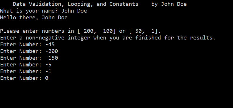 Data Validation Looping And Constants In Masm Assembly Language Program Description Write And Test A Masm Program To 1