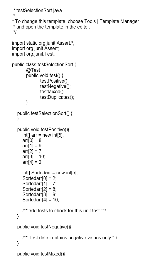 This Laboratory Exercise Engages You In Unit Testing Based Development Of A Simple Java Method You Don T Need To Be A J 3