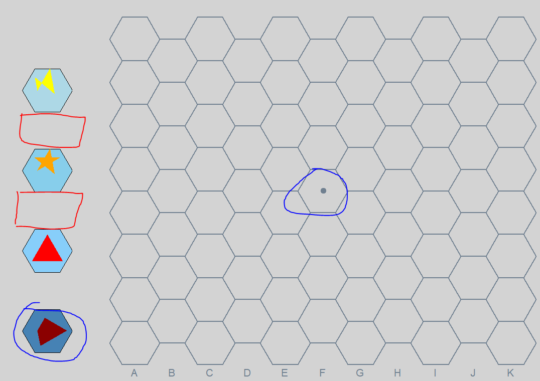 Python Code How Do I Add Text In The Red Cube Section And How Can I Draw The Hexagon On The Left Side In To The Blue C 1