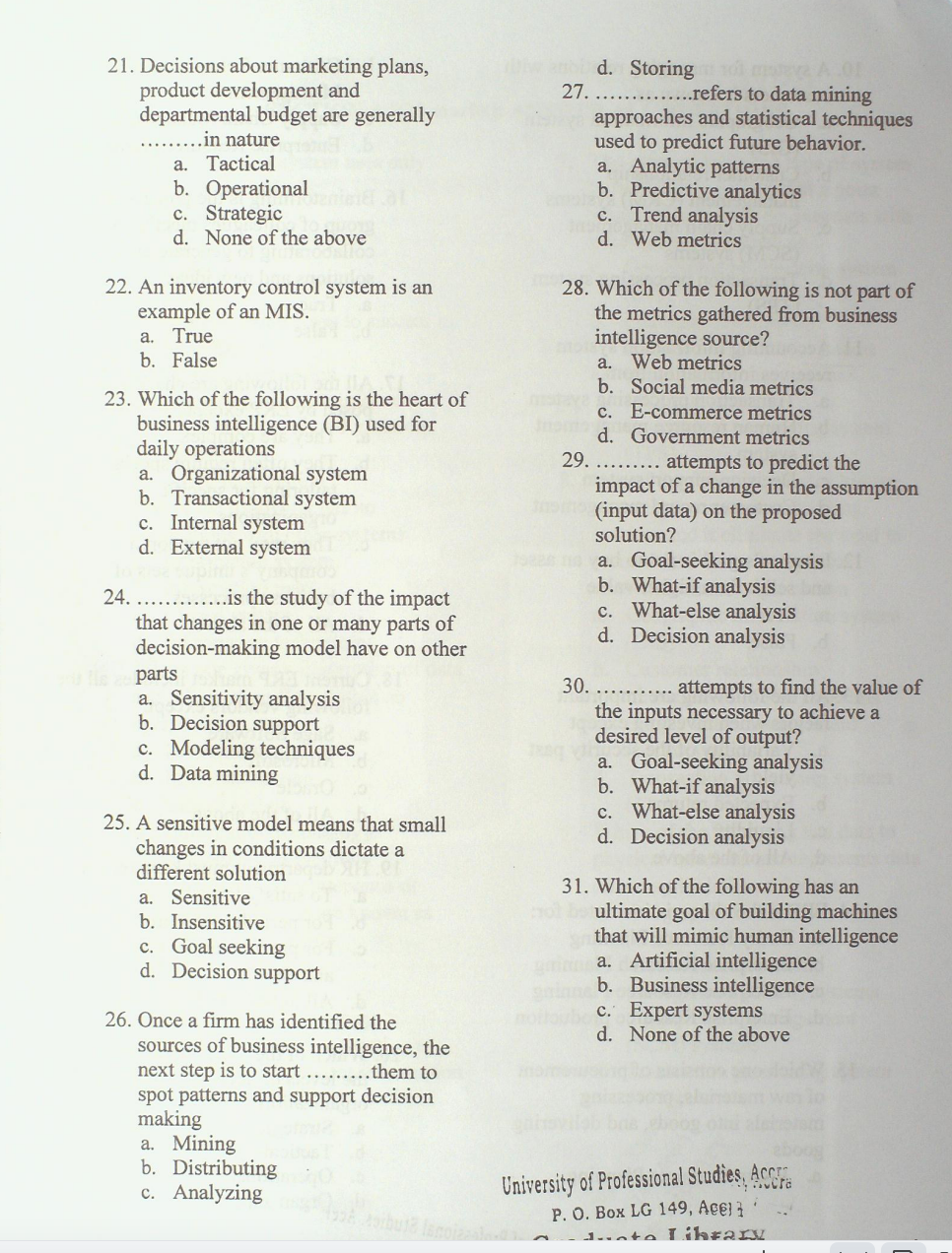 21 Decisions About Marketing Plans Product Development And Departmental Budget Are Generally In Nature A Tac 1