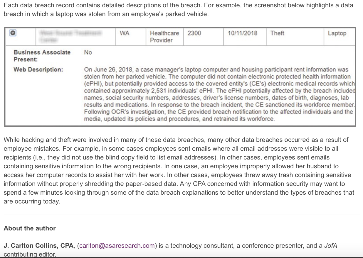 Privacy Rights Clearinghouse Research The Privacy Rights Clearinghouse And Report On Three Cases Of Data Breaches Rep 3