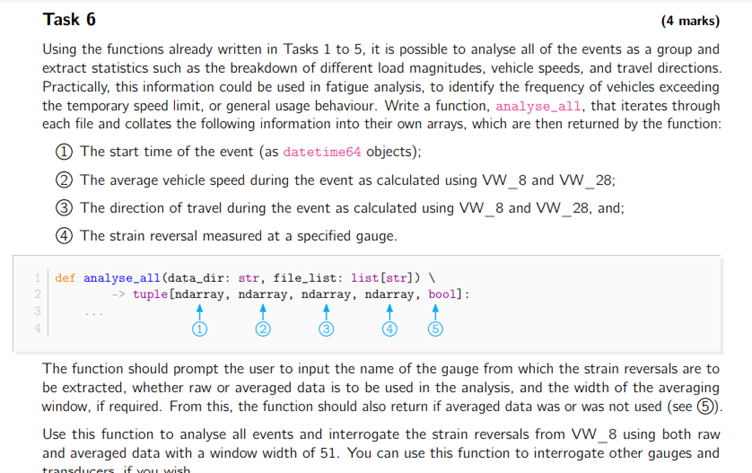 Importing Only Numpy Matplotlib Pyplot Csv And Ndarray From Numpy How To Do Task 5 Using The Example Event At The B 4