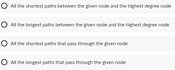 Betweenness Centrality Of A Given Node Can Be Computed By Which Of The Following 1