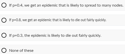 Suppose We Are Modelling The Spread Of A Disease Using The Si Model On A Graph Of Degree 3 Let P Be The Probability Tha 1