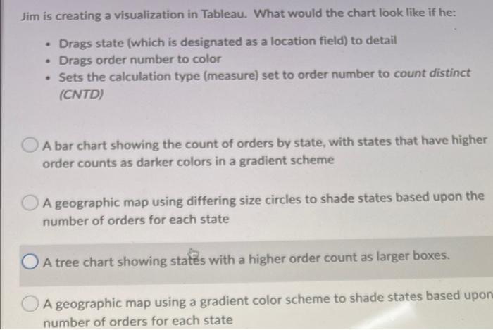 George Has Created A Bubble Chart In Tableas To Show Different Colleges And The Number Of Students At Each Which Mark W 2