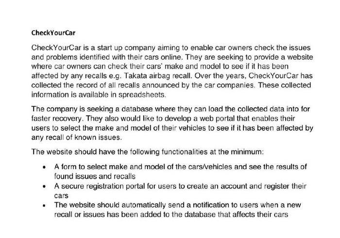 Check Yourcar Check Yourcar Is A Start Up Company Aiming To Enable Car Owners Check The Issues And Problems Identified W 1