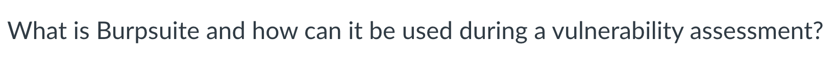 Short Answer Question 1