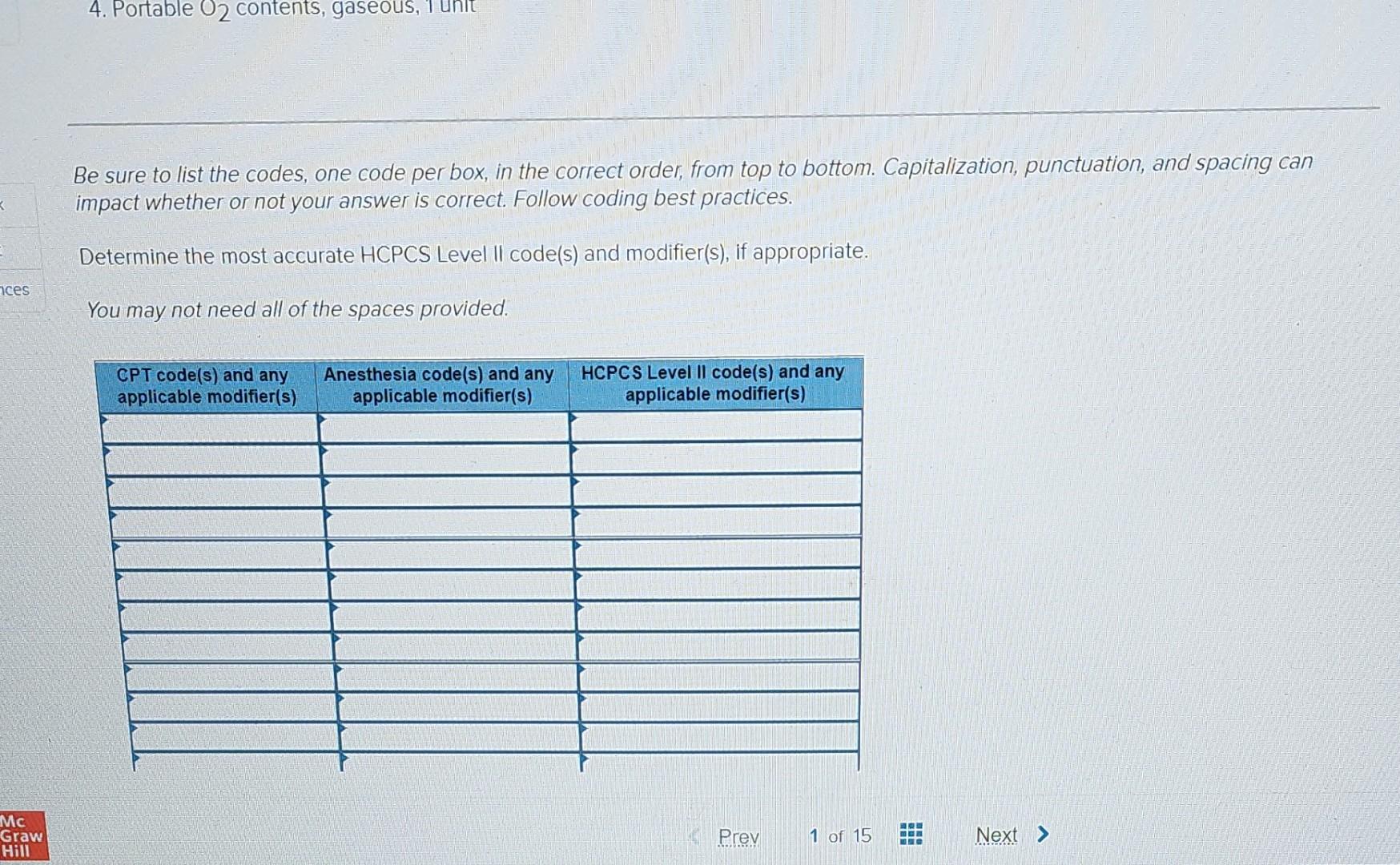 Using The Techniques Described In This Chapter Carefully Read Through The Case Study And Determine The Most Accurate Icd 2