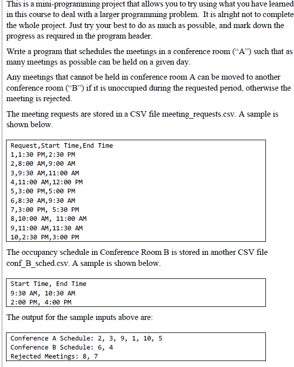 The Program Is Python 1