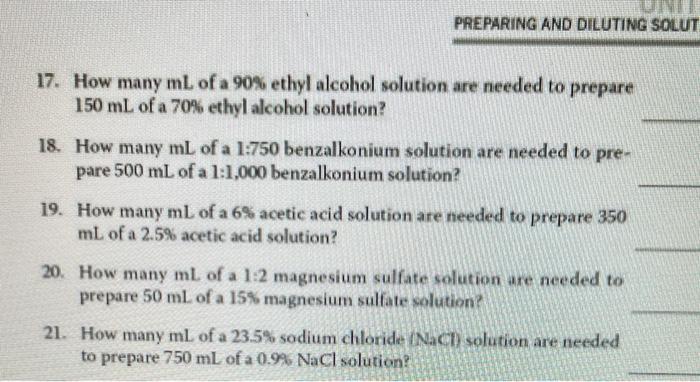 Please Answer Number 17 And 21 1