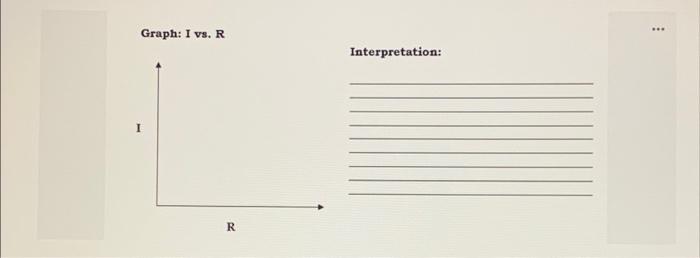 Table B Variation Of Resistance With Current V 10v R Ohm I Ampere Ri R2 R3 R5 Vstandard 10 V Vaverage R4 V Avera 2